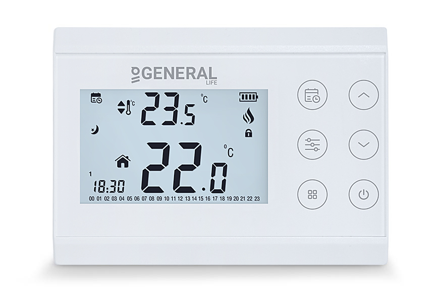 CRONOTERMOSTATO DIGITAL  HT300 (CABLEADO/RADIO)