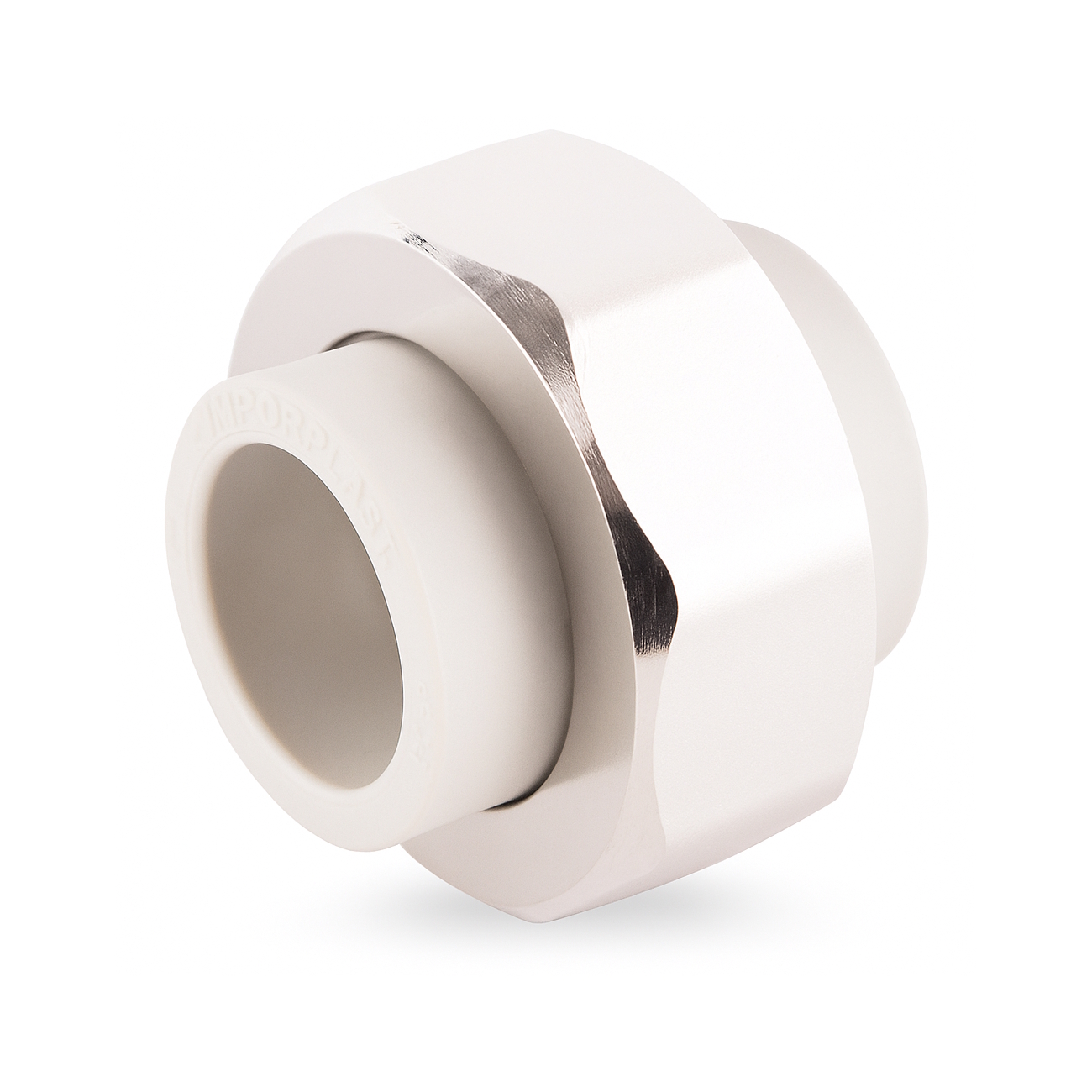 Union doble fusion metalica diam: 50mm