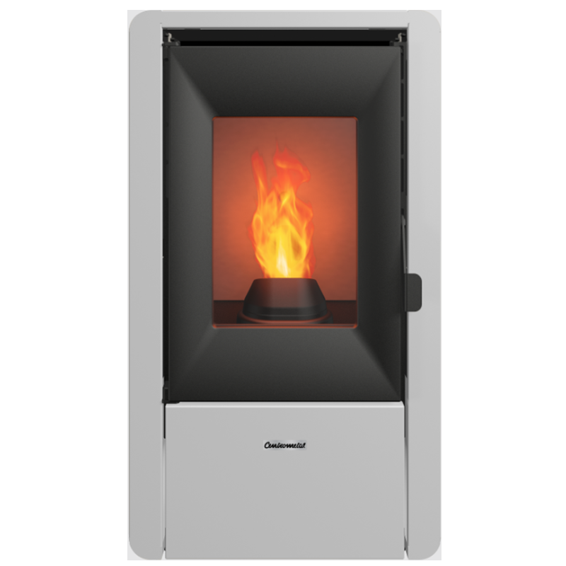 Calefactor a pellet  Z6N - 6.15 kW - Blanco (PROMO ITAU)