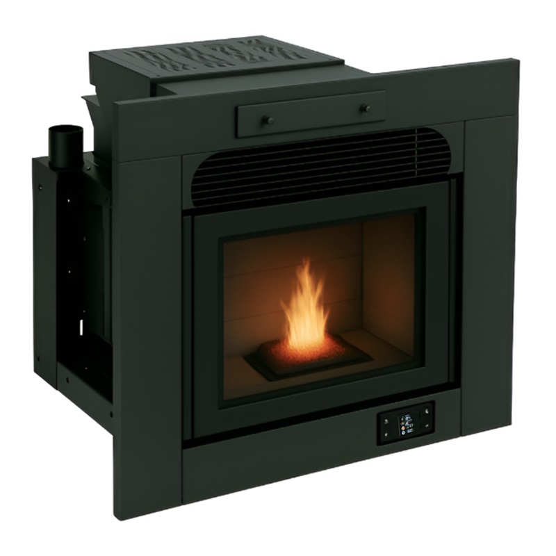 Calefactor Insertable a pellet  11 kW Negro (PROMO ITAU)