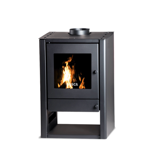 Imagen de Calefactor a leña Gold 380 - Negro 11 kW (PROMO ITAU)