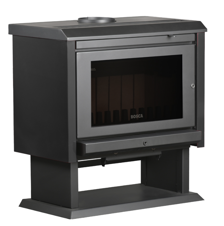 Calefactor a leña Gold 800 - Negro 13 kW - Black Vision